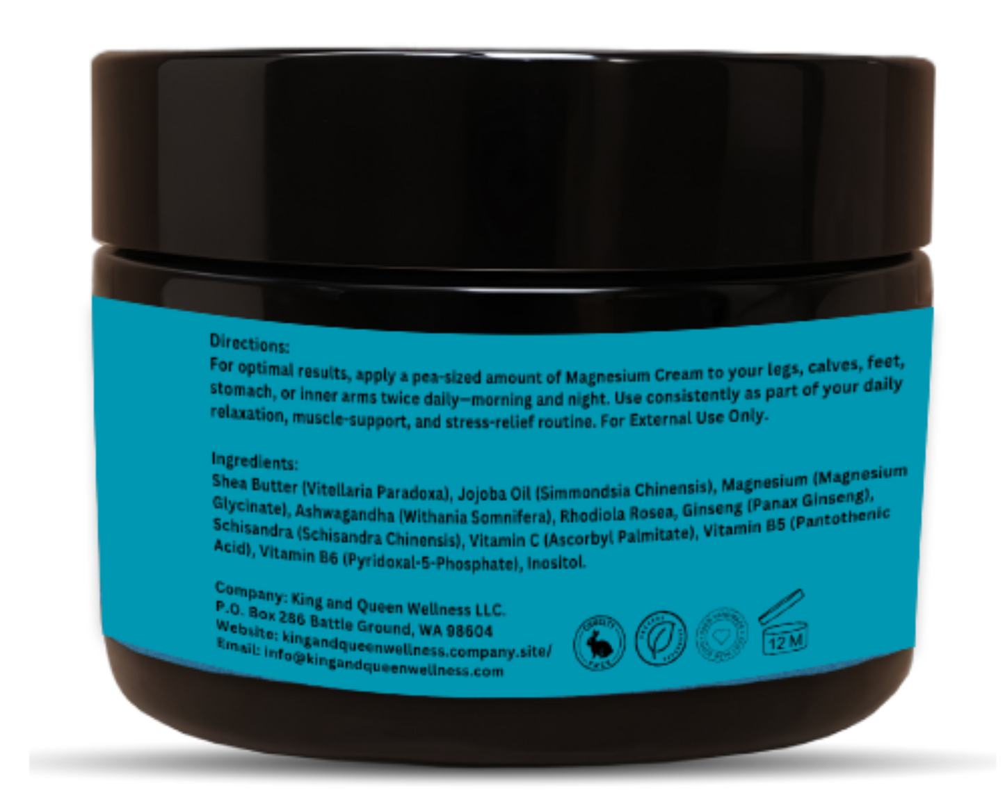 Magnesium Cream – Muscle Relaxation & Tension Relief Balm | Natural Body
