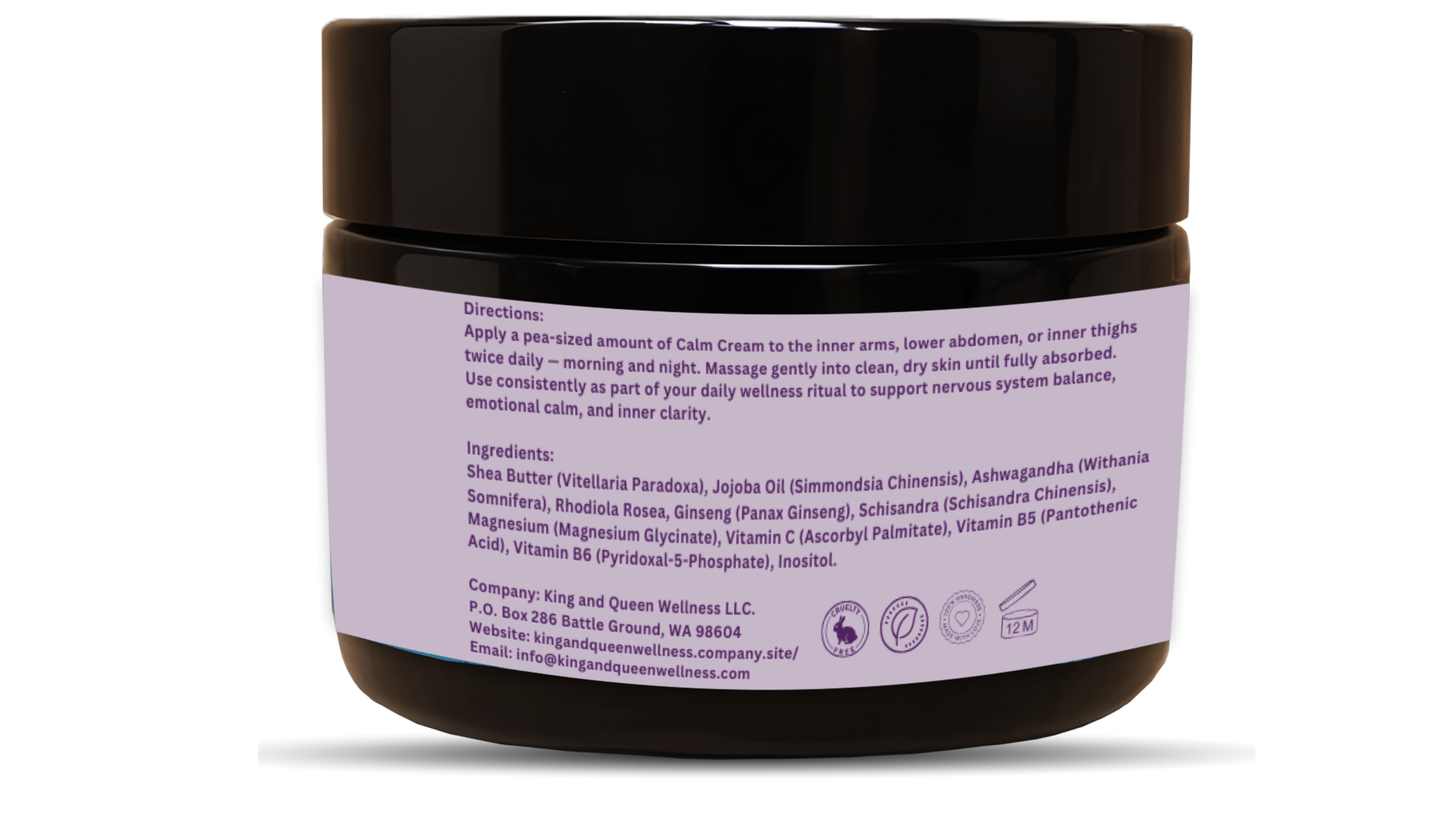 Calm – Adaptogenic Cream for Stress Ease, Emotional Balance