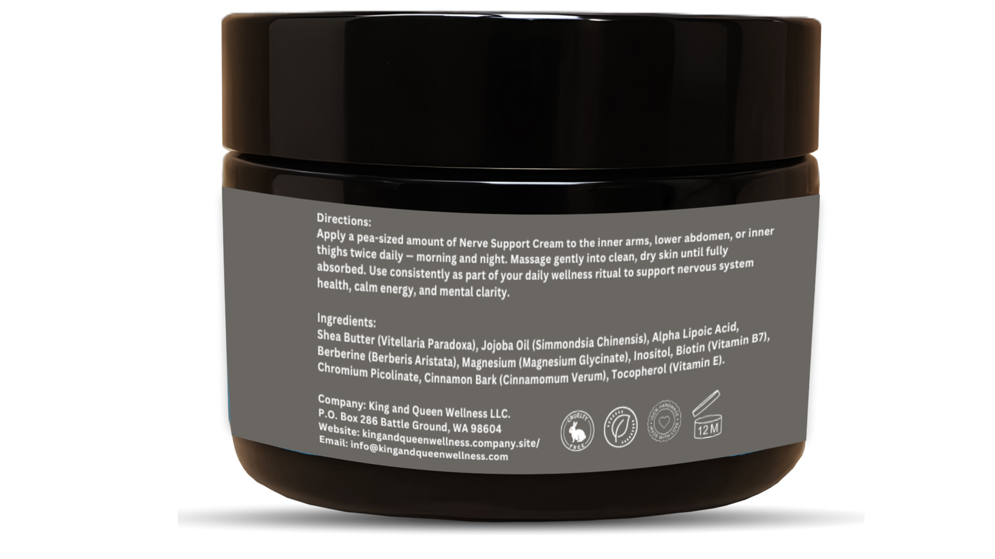 Nerve Support Cream – Botanical Blend for Relief and Comfort