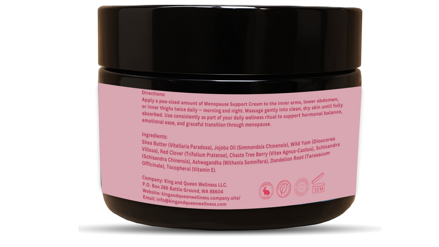 Menopause – Women’s Wild Yam Cream for Hormone Harmony, Hot Flash Comfort