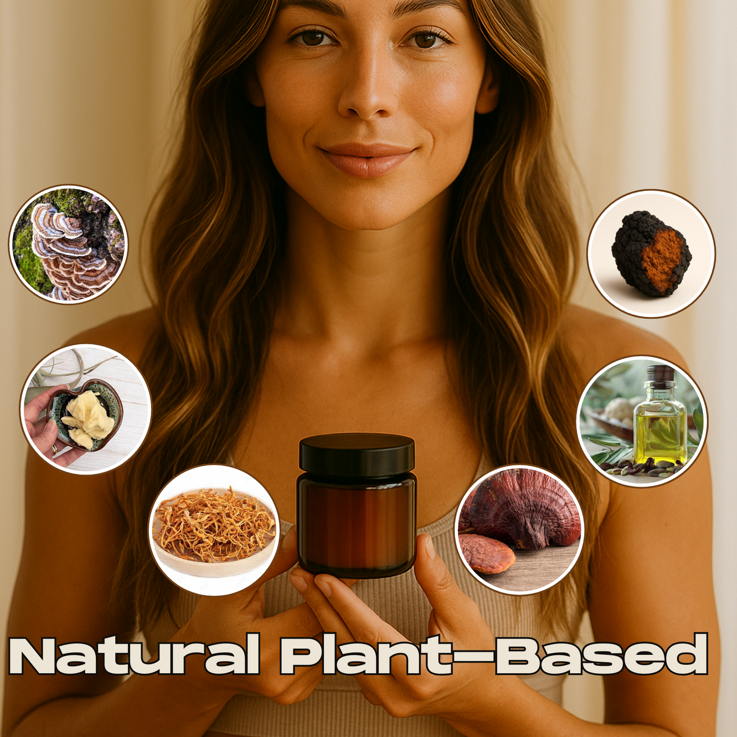 Turkey Tail – Mushroom Cream for Immune Balance, Skin Defense