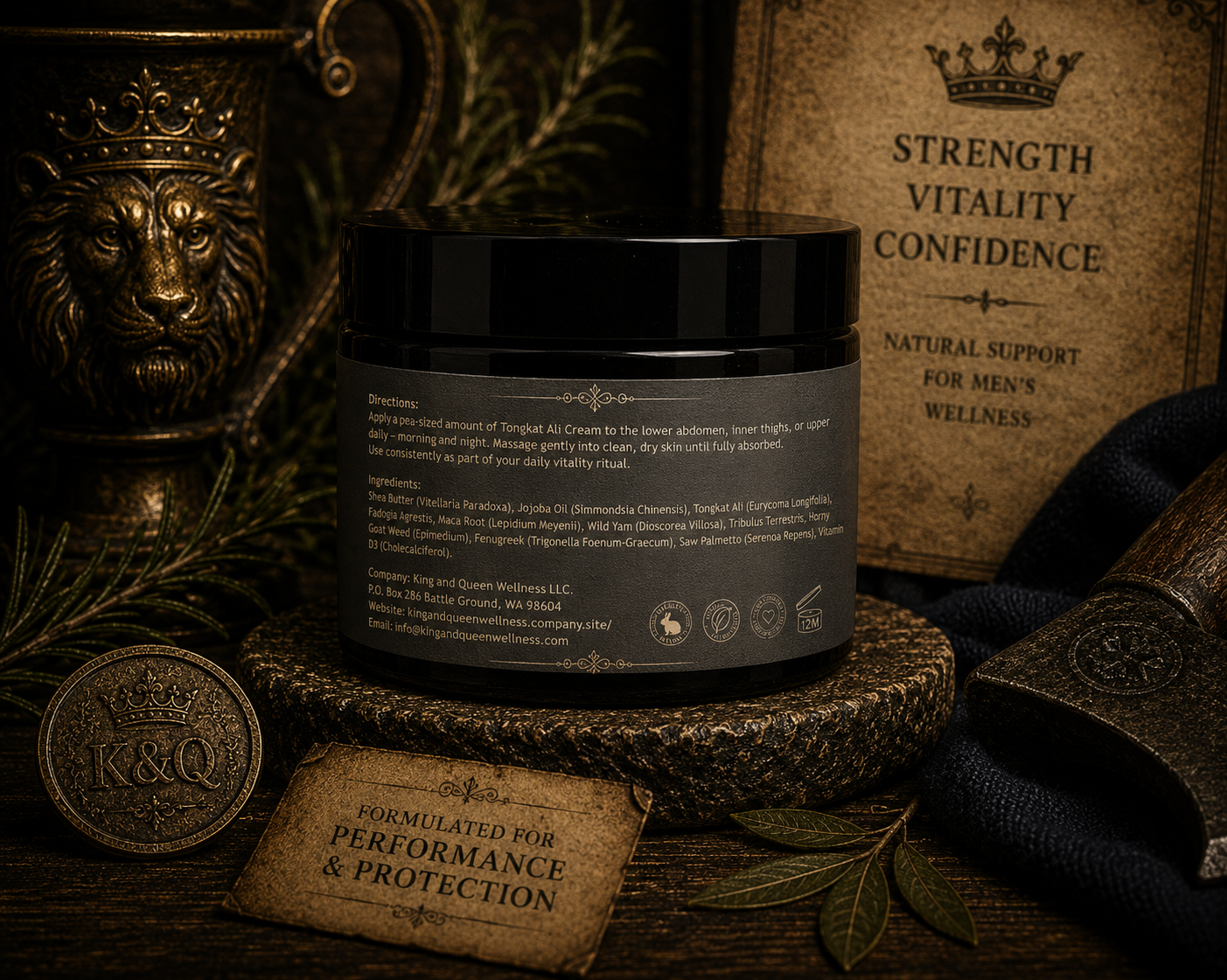 Tong kat Ali Cream – Herbal Vitality Balm with Fadogia Agrestis