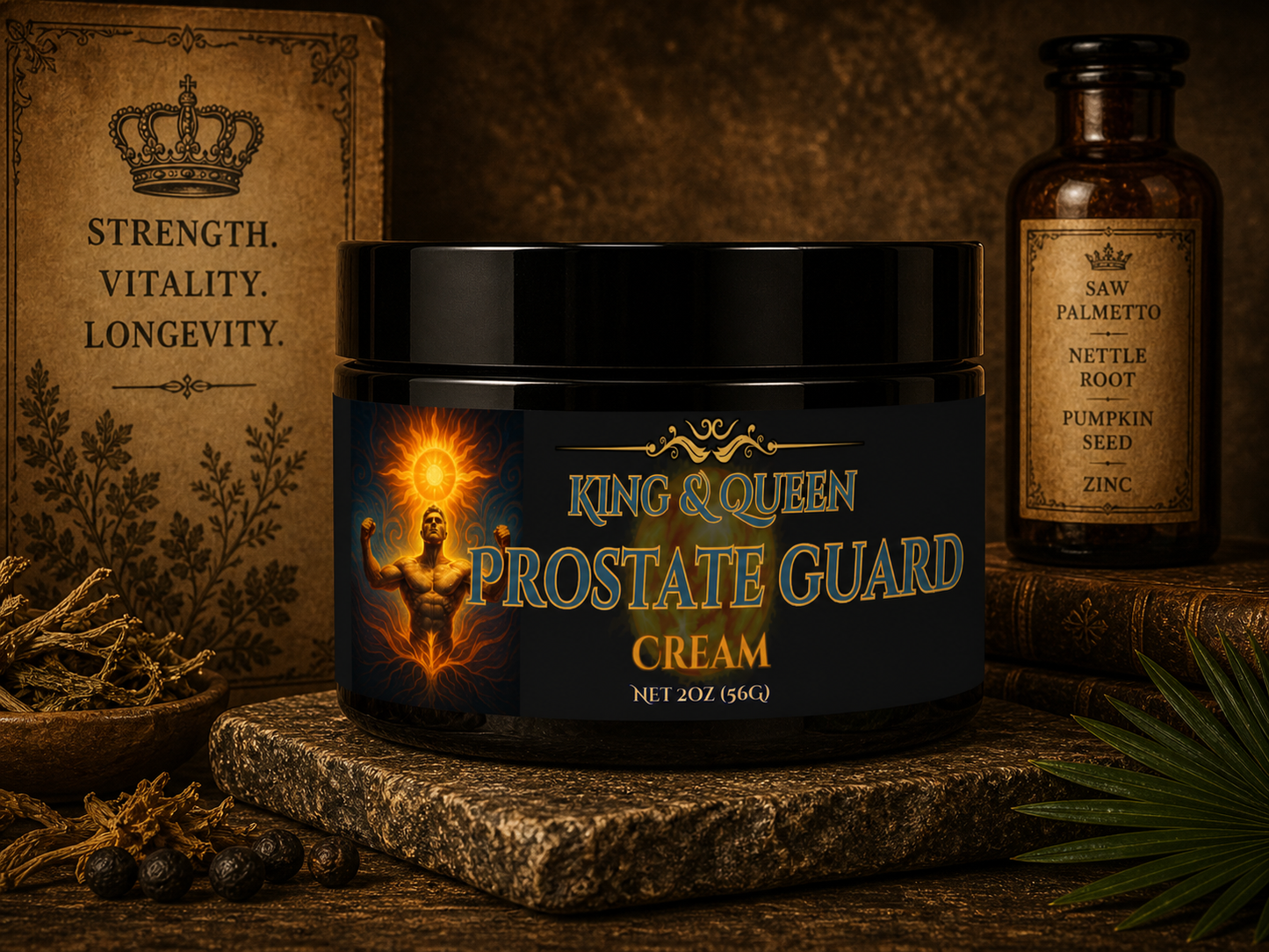 Men’s Prostate Guard Cream – Herbal Wellness Support Balm