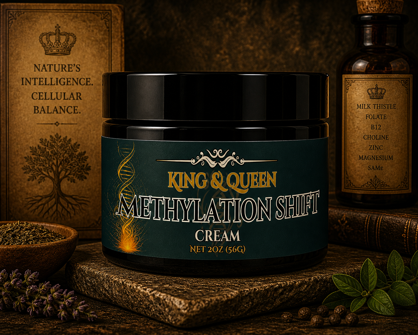 Methylation Shift – Homocysteine & MTHFR Support Cream • B12 • B6 • B2 • Selenium
