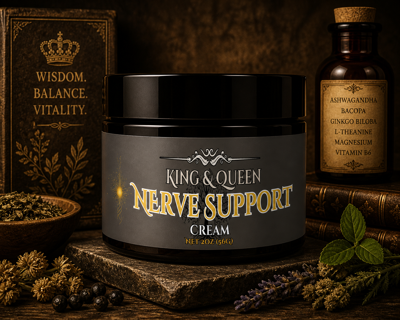 Nerve Support Cream – Botanical Blend for Relief and Comfort