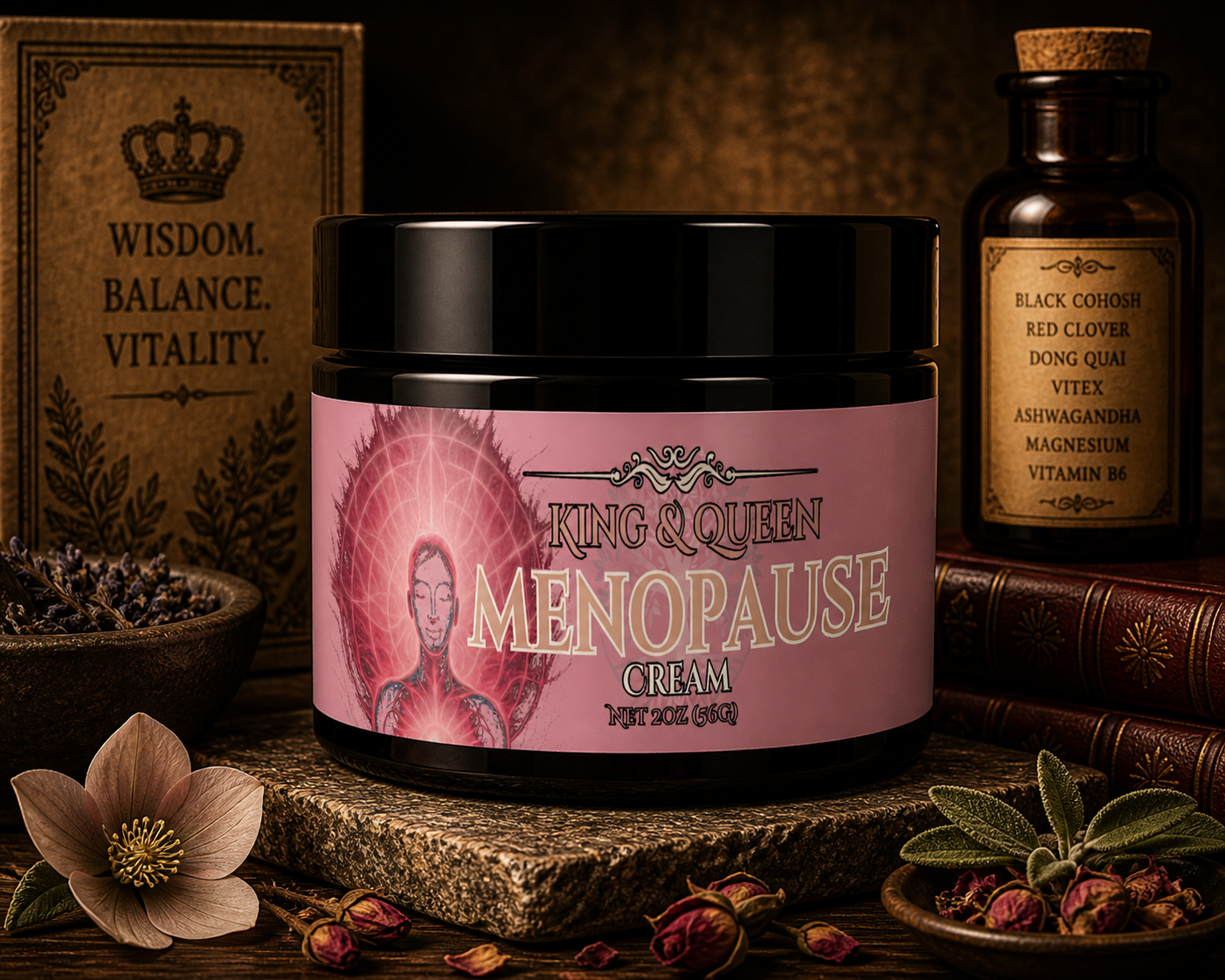 Menopause – Women’s Wild Yam Cream for Hormone Harmony, Hot Flash Comfort