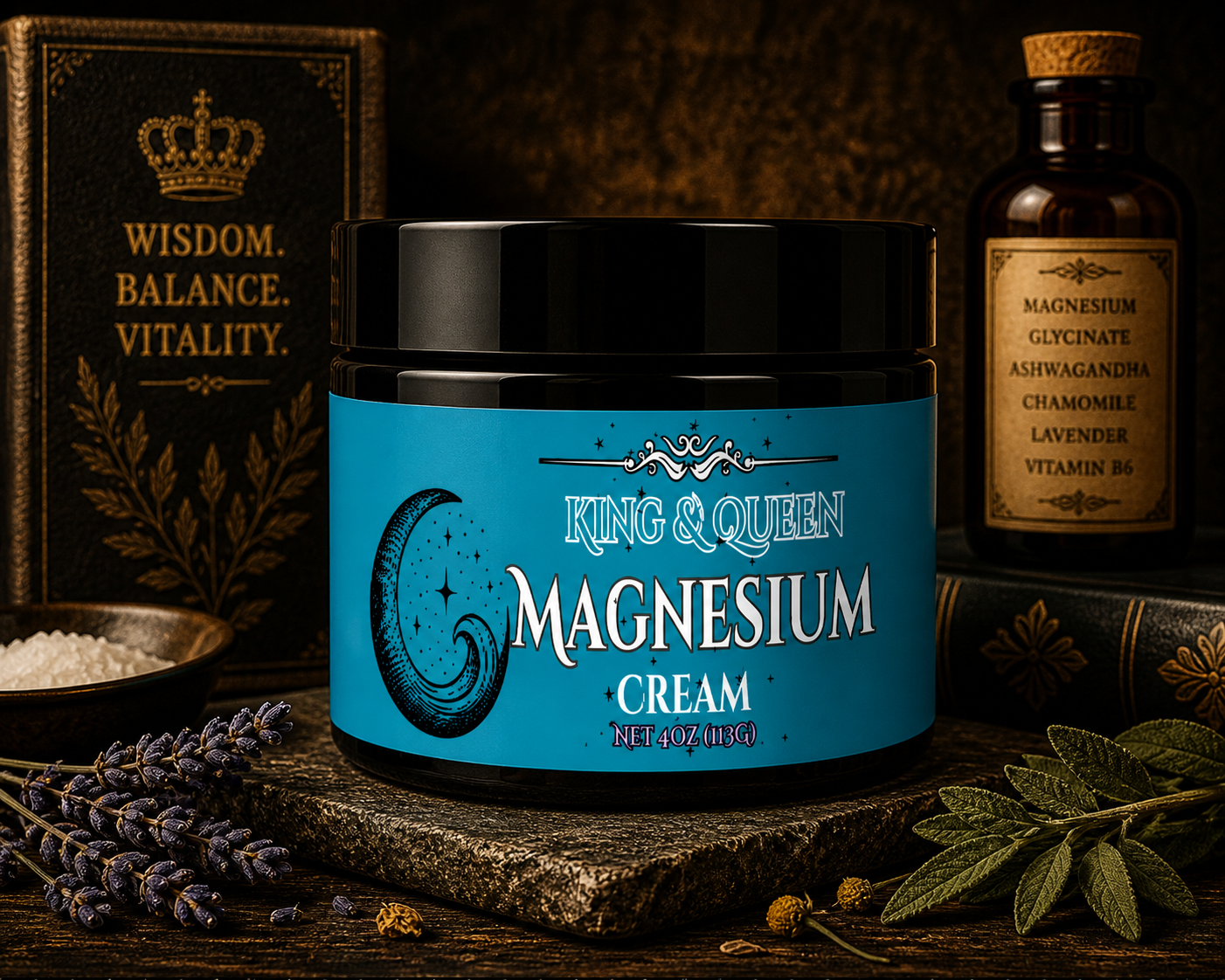 Magnesium Cream – Muscle Relaxation & Tension Relief Balm | Natural Body
