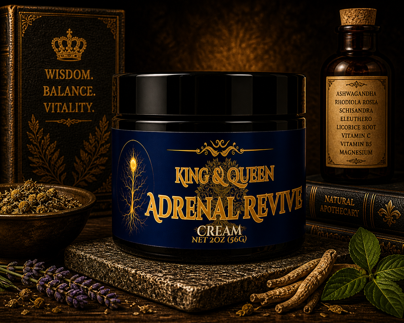 Adrenal Revive – Stress Balance & Calm Energy Cream for Daily Resilience