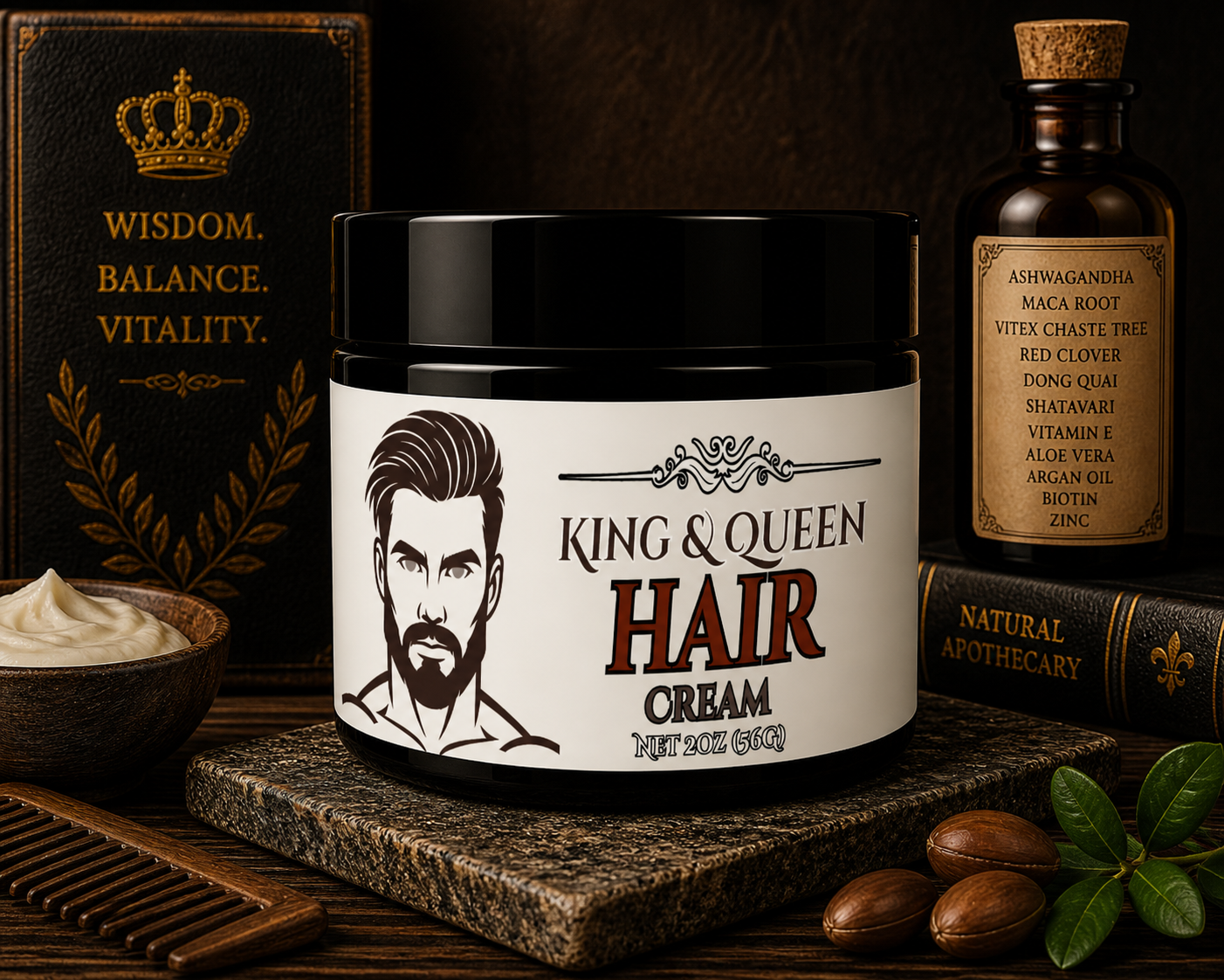 Hair – Men’s Scalp Nourishment and Herbal Wellness Cream