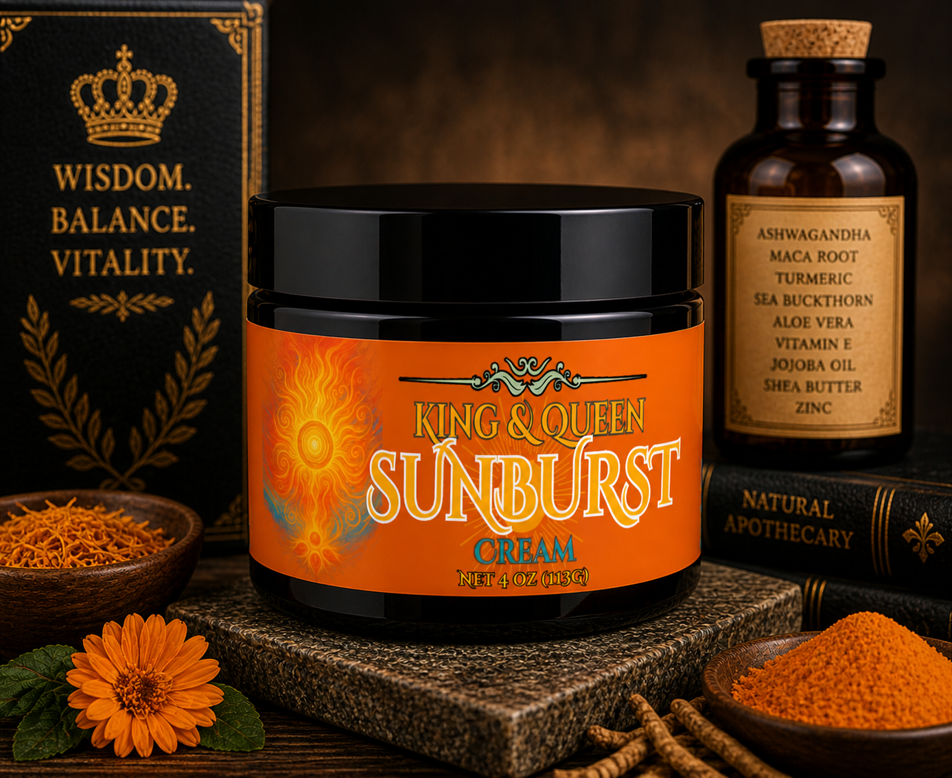 Sunburst – Vitamin D3 Cream for Sunlight Support Mood Warmth Daily Wellness