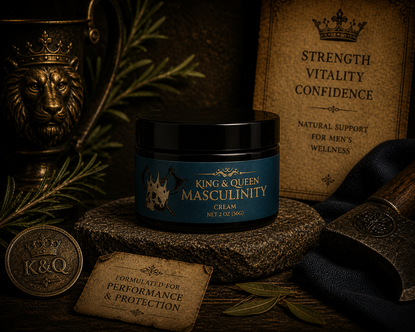 Masculinity – Men’s Daily Drive & Vitality Cream with Maca Tongkat Fadogia