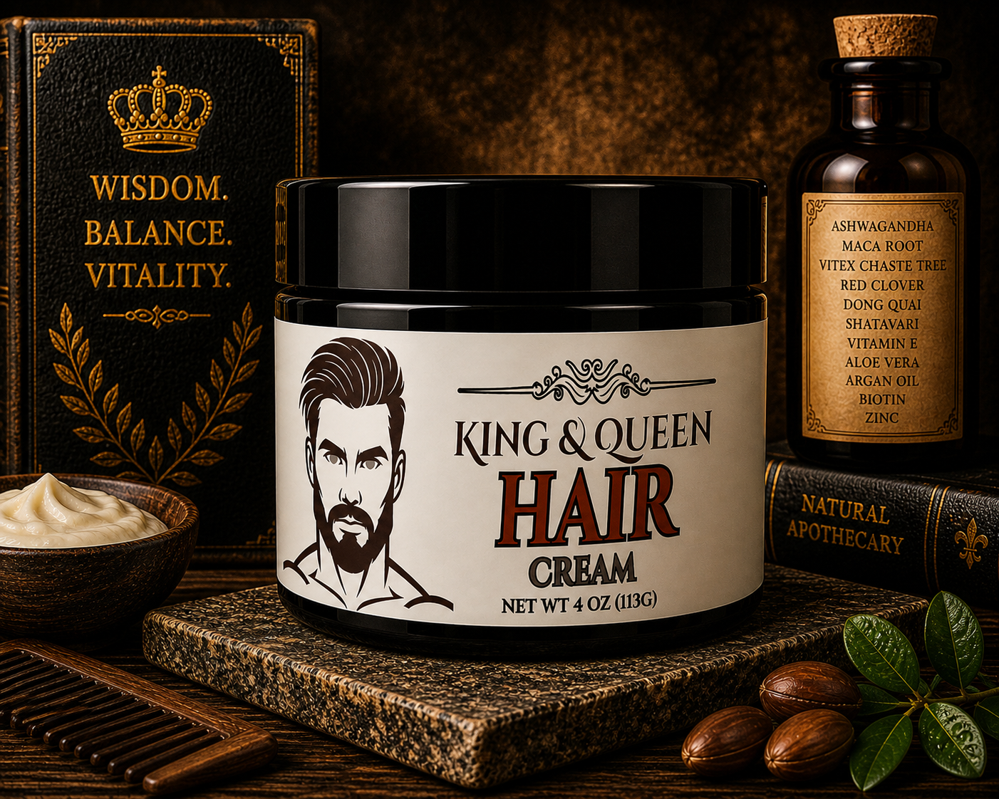 Hair – Men’s Scalp Nourishment and Herbal Wellness Cream