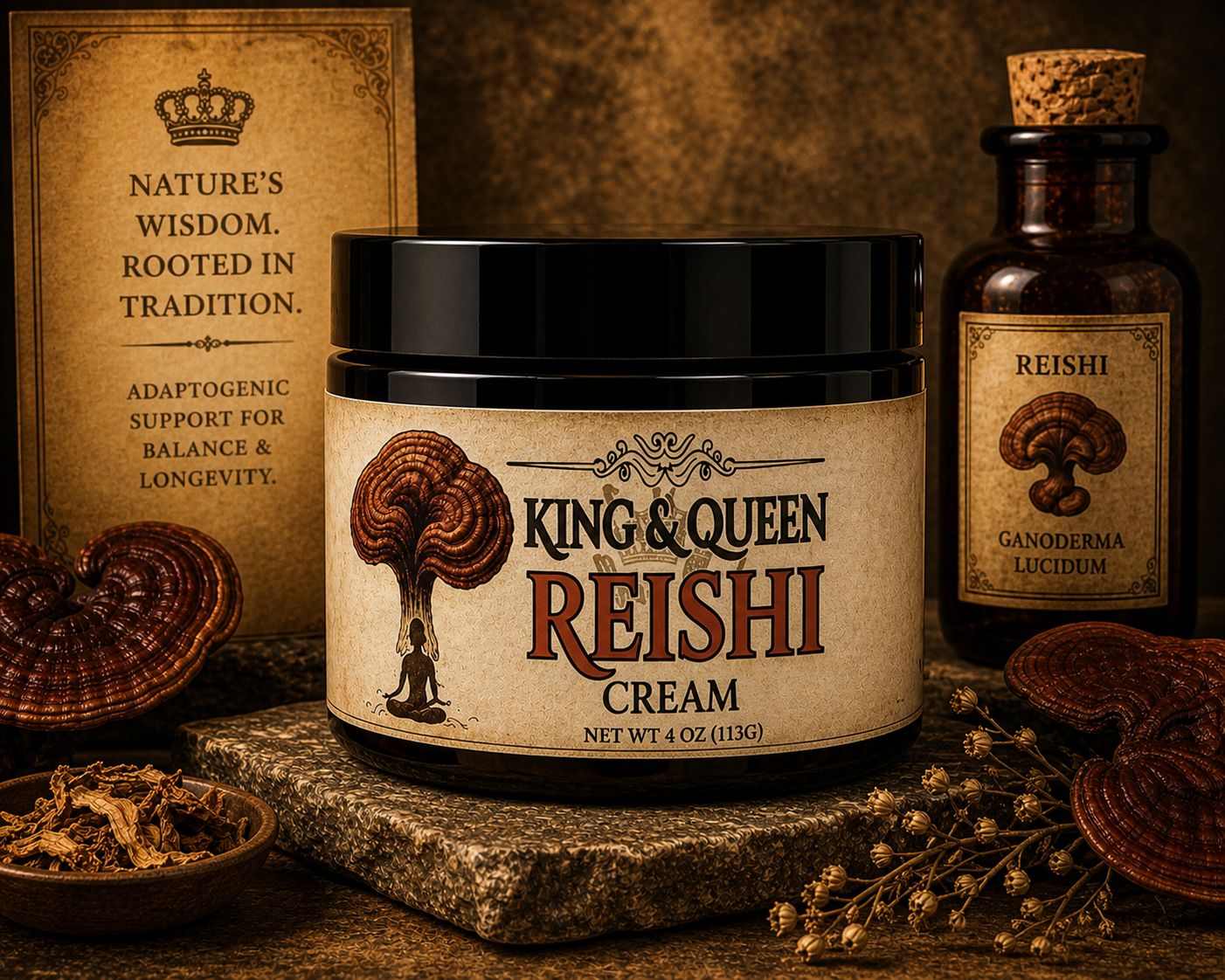 Reishi – Mushroom Cream for Calm, Balance & Daily Wellness