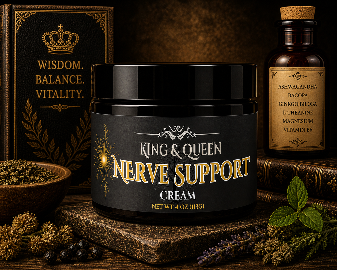 Nerve Support Cream – Botanical Blend for Relief and Comfort