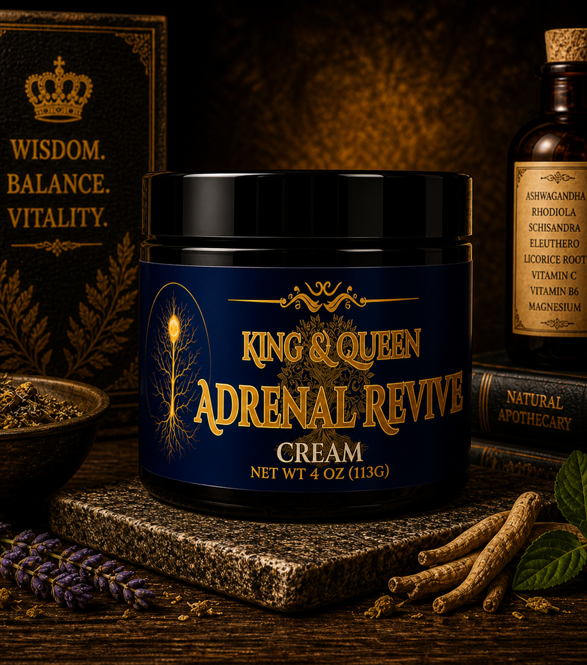 Adrenal Revive – Stress Balance & Calm Energy Cream for Daily Resilience