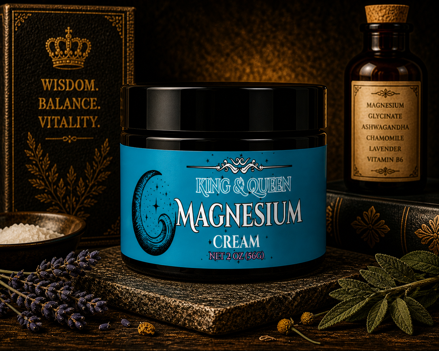 Magnesium Cream – Muscle Relaxation & Tension Relief Balm | Natural Body