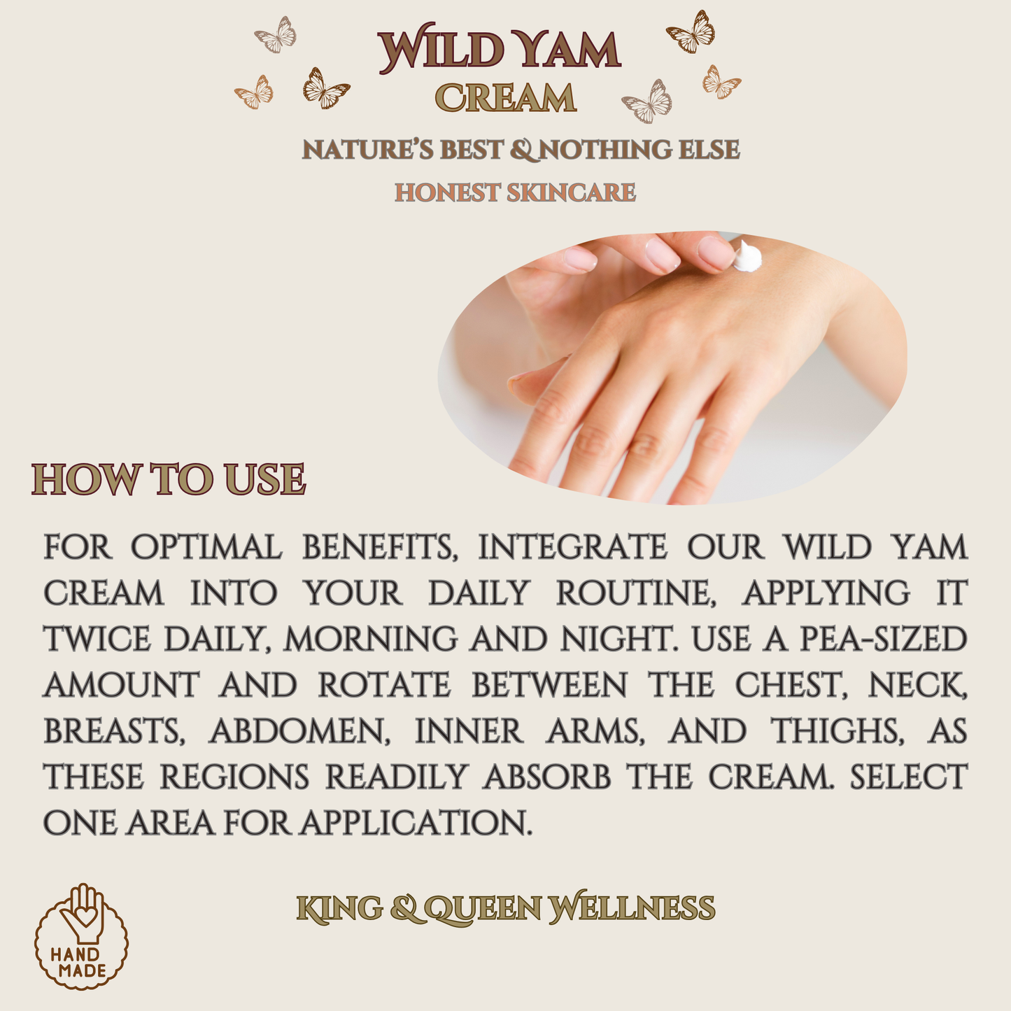 Wild Yam Cream - Women's Herbal Balance Standard Strength