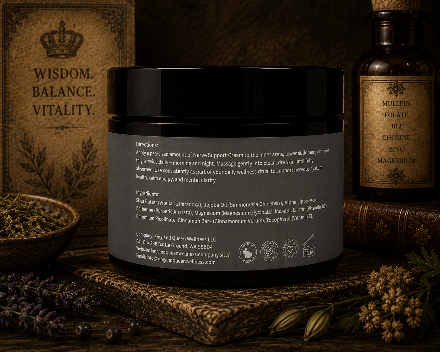 Nerve Support Cream – Botanical Blend for Relief and Comfort