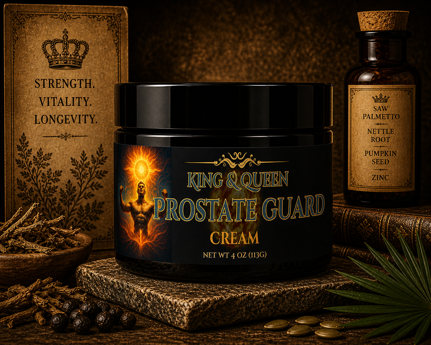 Men’s Prostate Guard Cream – Herbal Wellness Support Balm