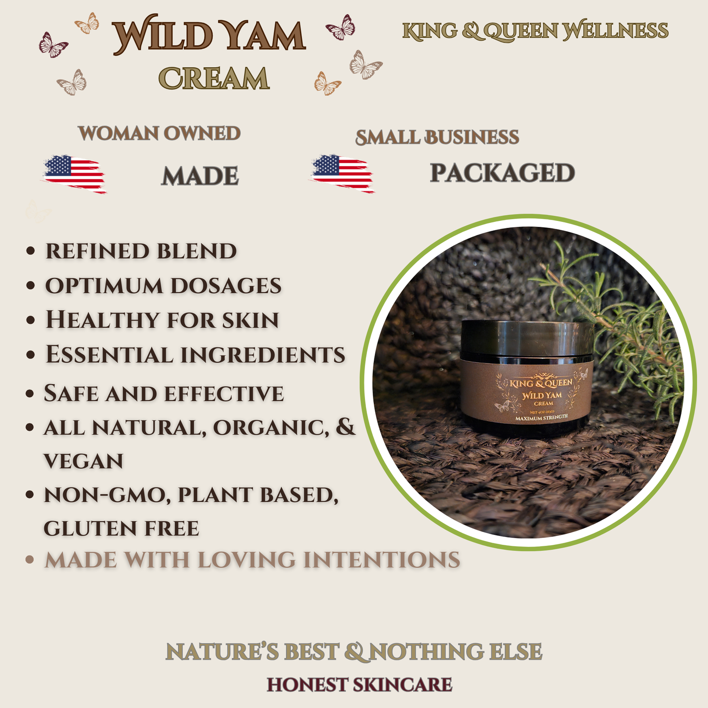 Wild Yam Cream - Women's Herbal Balance Standard Strength