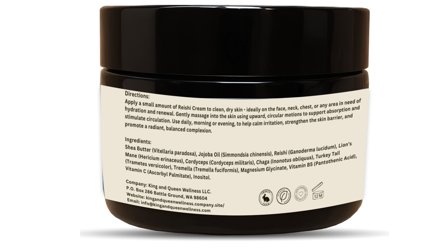 Reishi – Mushroom Cream for Calm, Balance & Daily Wellness